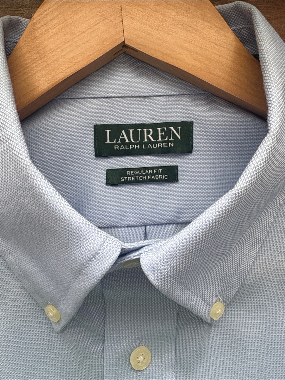 Lauren Ralph Lauren Blue Button-Down Dress Shirt - Green Label